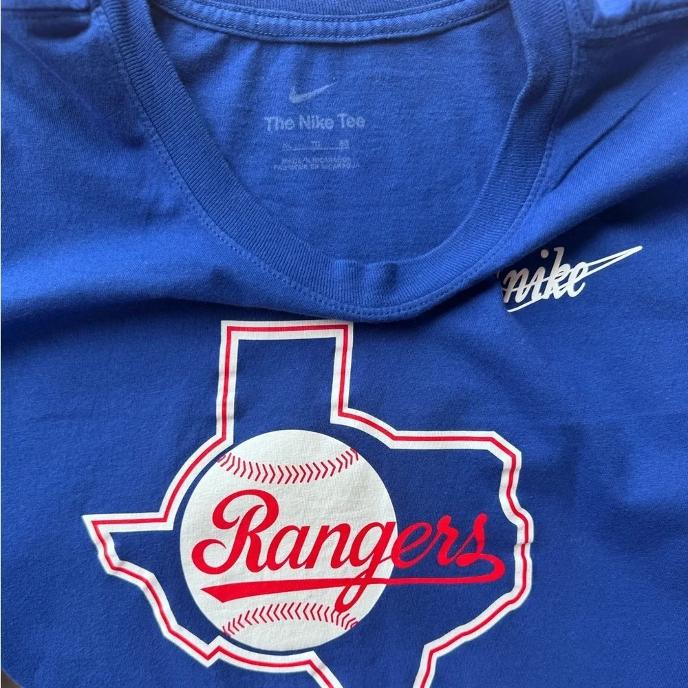 Nike Texas Rangers Blue T-Shirt